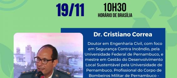 Palestra de Cristiano Correa sobre índices e indicadores de sustentabilidade